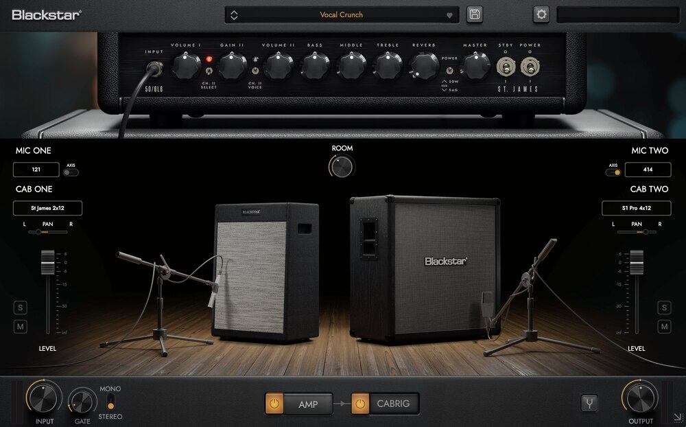 Blackstar St. James 6L6 Plugin - GUI 2