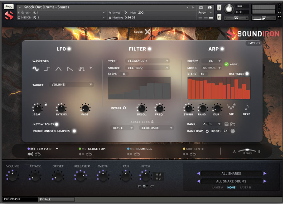 Knockout Drums - UI 7