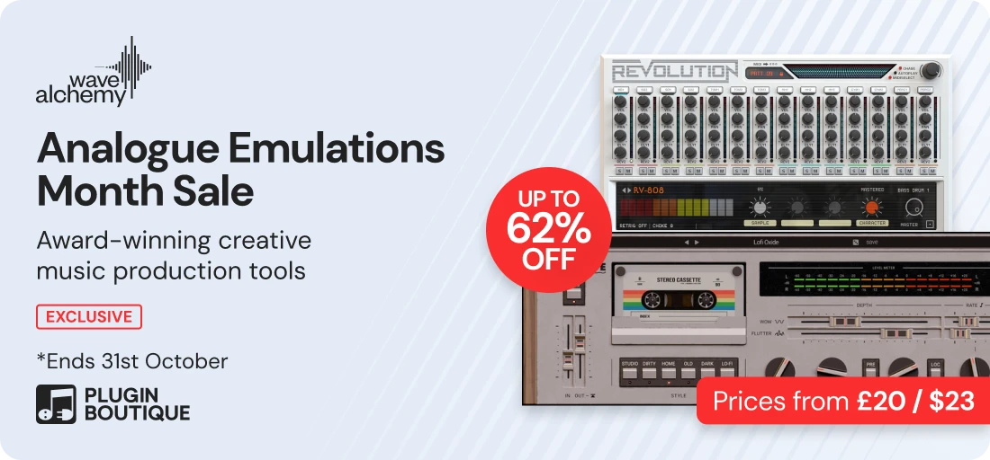 Wave Alchemy Analogue Emulations Month Sale (Exclusive)