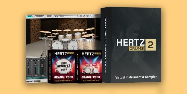 Hertz Drums Rock Bundle interface