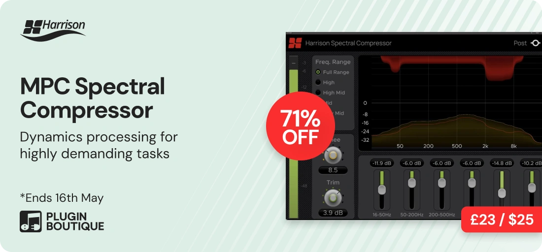 Harrison Consoles MPC Spectral Compressor Sale 