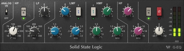 SSL G-Equalizer interface