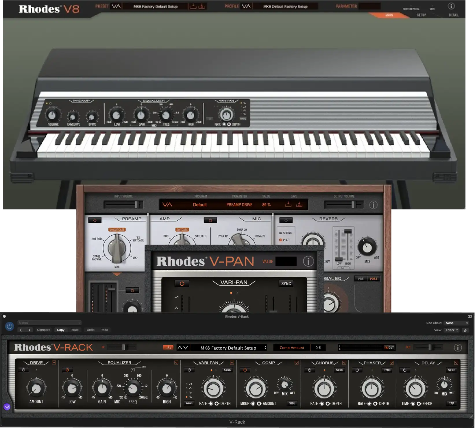 Rhodes V-Series Bundle