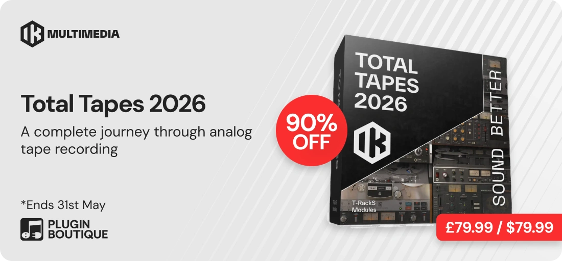 IK Multimedia T-RackS Total Tapes 2026 Collection Sale