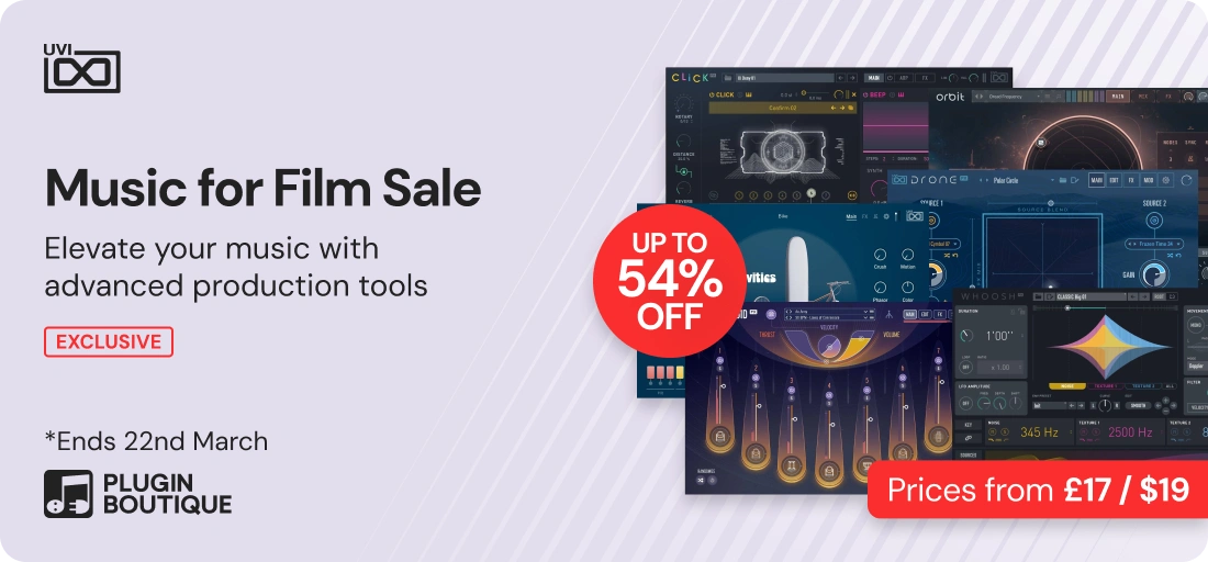 UVI Music for Film Sale (Exclusive)
