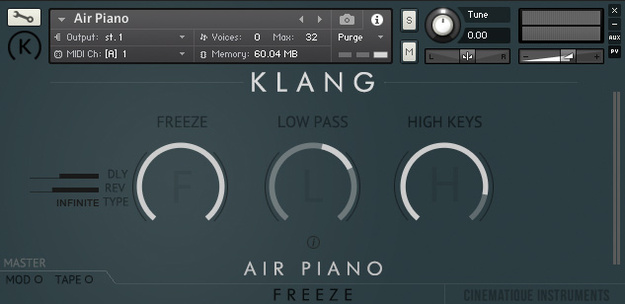 FREEZE: Air Piano