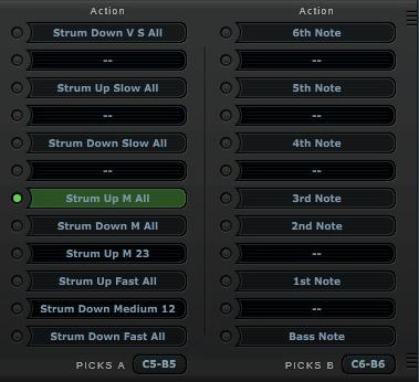 InstaChord - Action Section