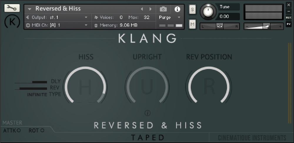 KLANG TAPED: Reversed & Hiss