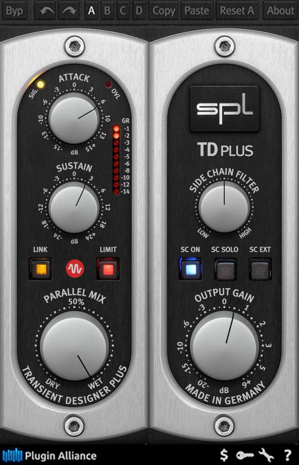 Buy SPL Transient Designer Plus | Transient Shaper | Plugin