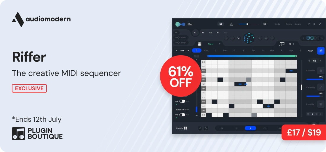 Audiomodern Riffer $19 Sale (Exclusive)