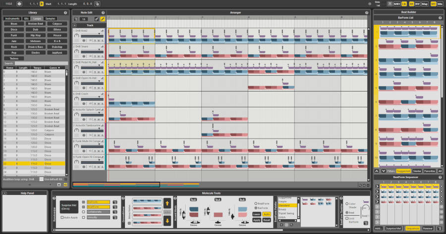 Liquid Rhythm - BeatBuilder + Library Loops