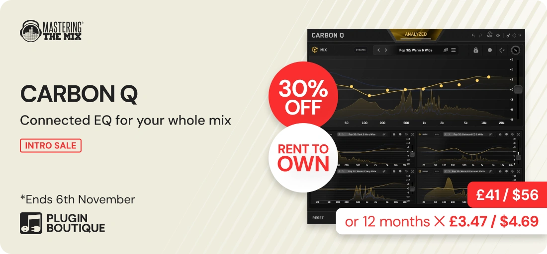 Mastering The Mix CARBON Q Intro Sale