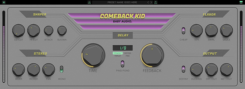Baby Audio Comeback Kid - Light Theme