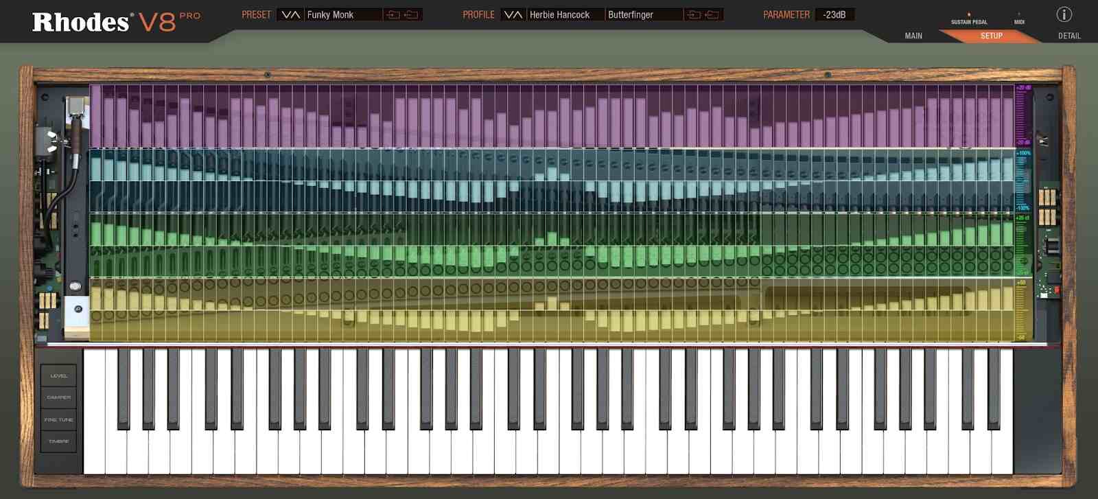 Rhodes V8 Virtual Instrument - UI 2