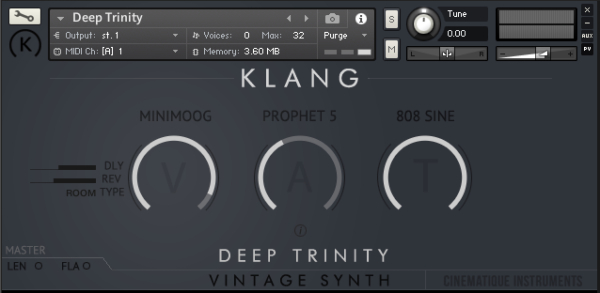 VINTAGE SYNTH: Bass Trinity