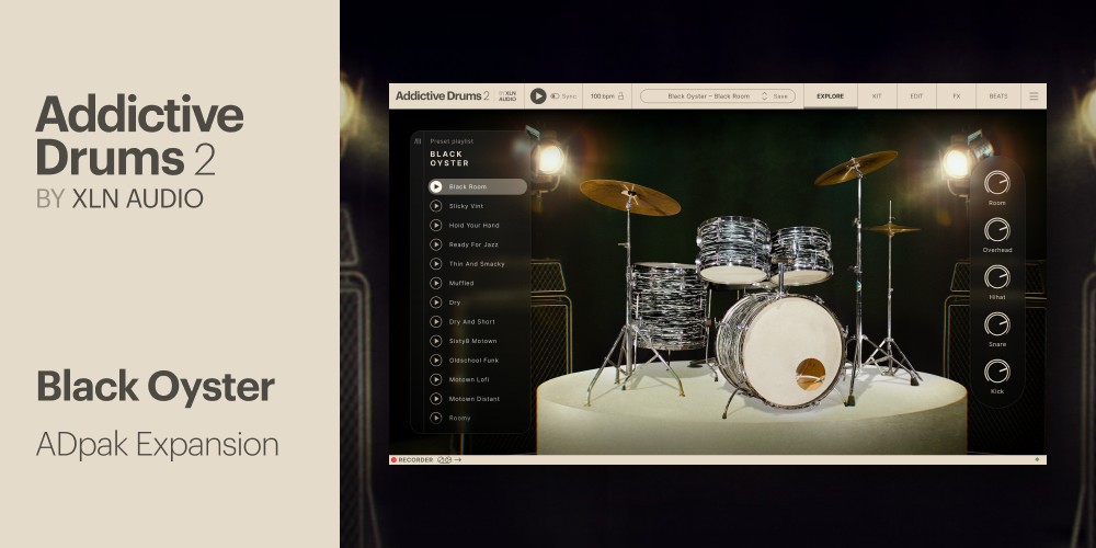 XLN Audio Black Oyster ADpak