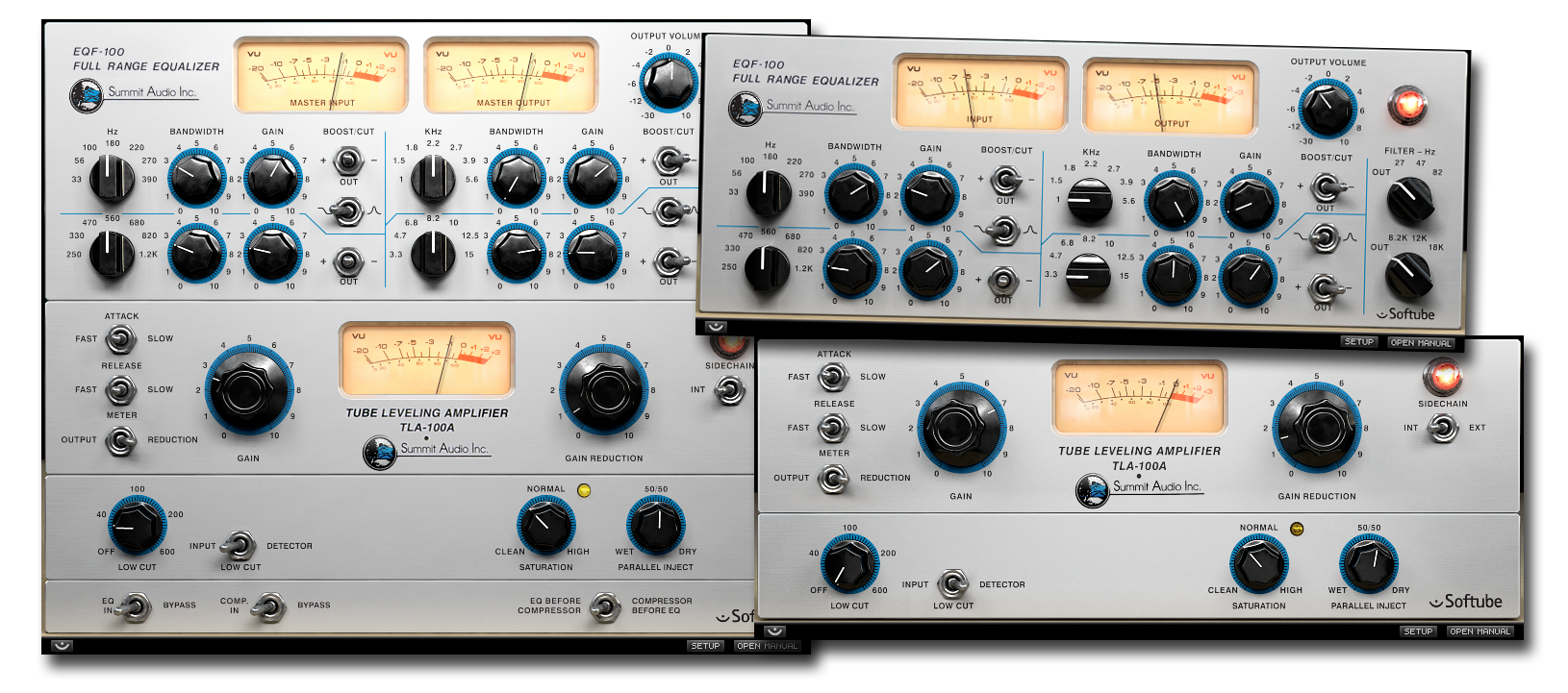 Summit Audio Grand Channel User Interfaces