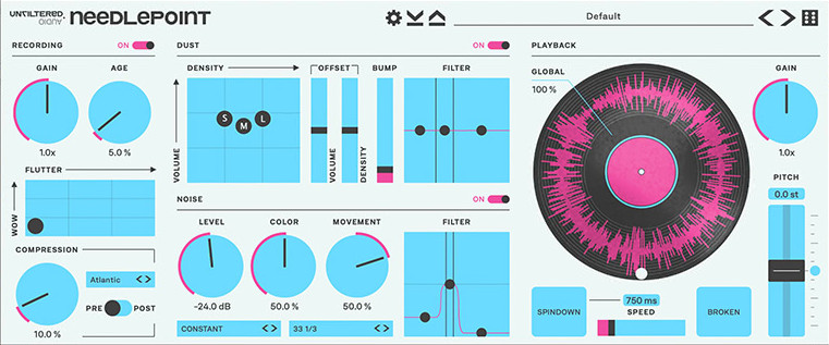 Unfiltered Audio Needlepoint - UI 3