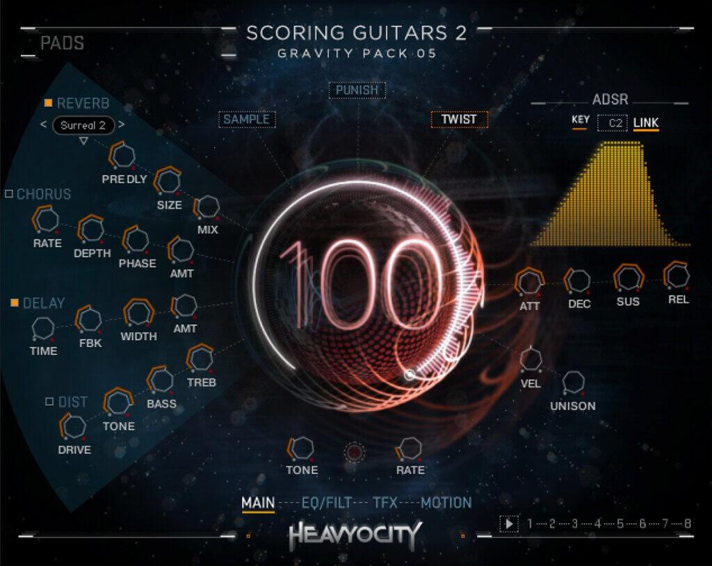 Scoring Guitars 2: Gravity Pack 05 - Main UI