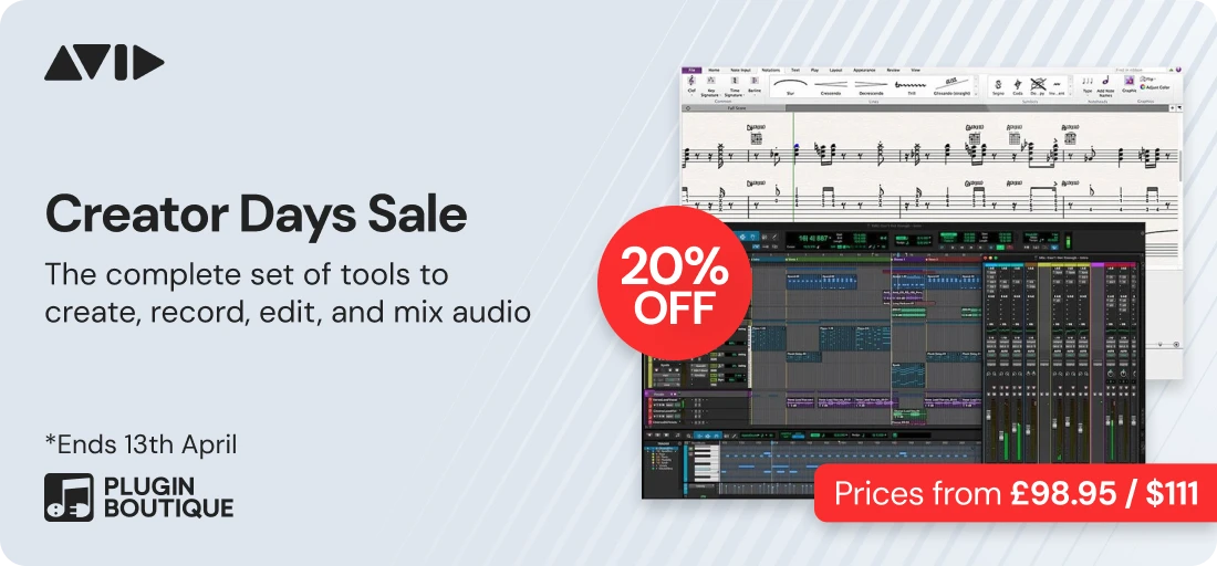 Avid Pro Tools 'Creator Days' Sale