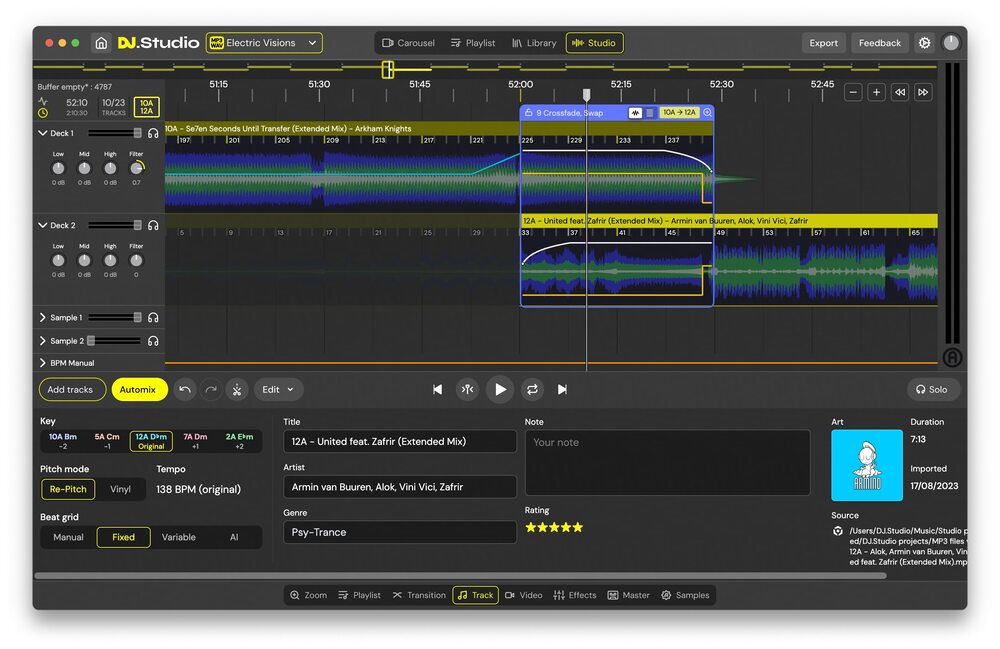 DJ.STUDIO Studio Edition - Track