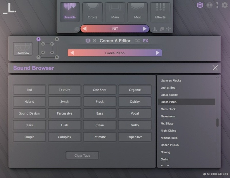 Lunacy Audio - CUBE - Modulators GUI