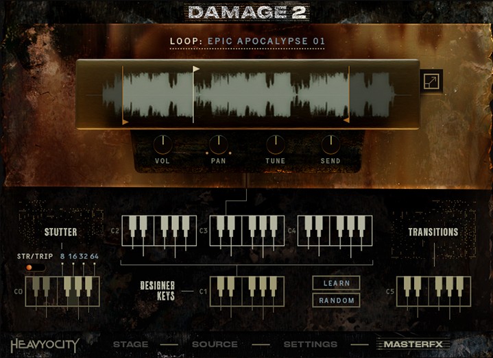 Heavyocity Damage 2 - User Interface - Loop Designer