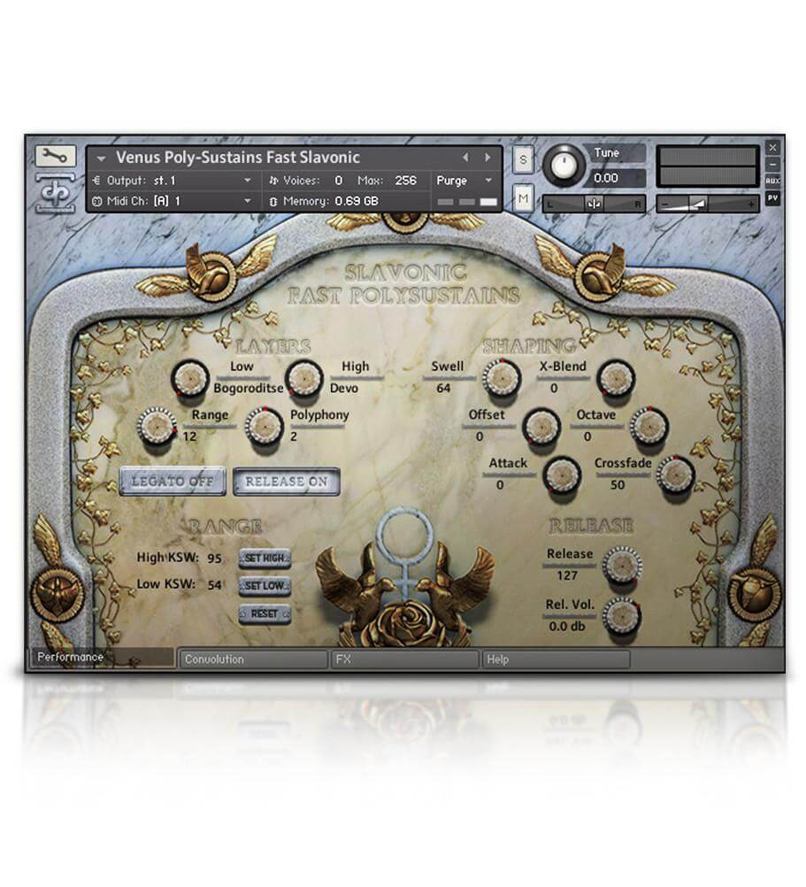 Soundiron Venus Symphonic Women's Choir - User Interface 2