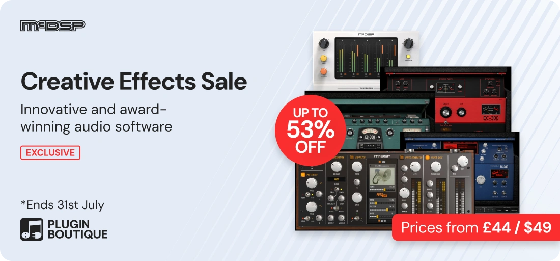 McDSP Creative Effects Sale (Exclusive)