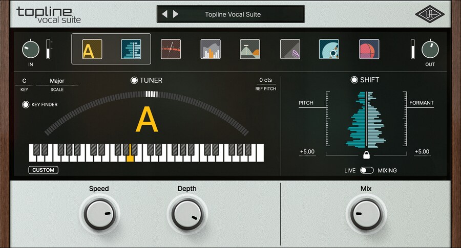 Topline Vocal Suite - Automatic Tuning and Pitch Shift