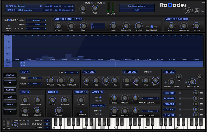 Rob Papen RoCoder - Carrier UI