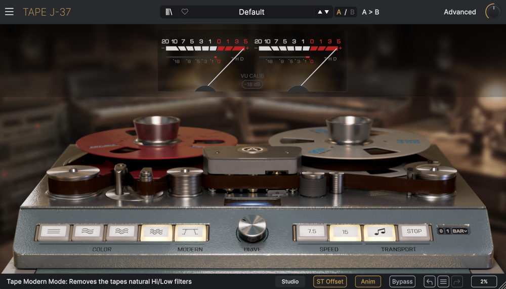 Tape J-37 - Color Mode Modern UI