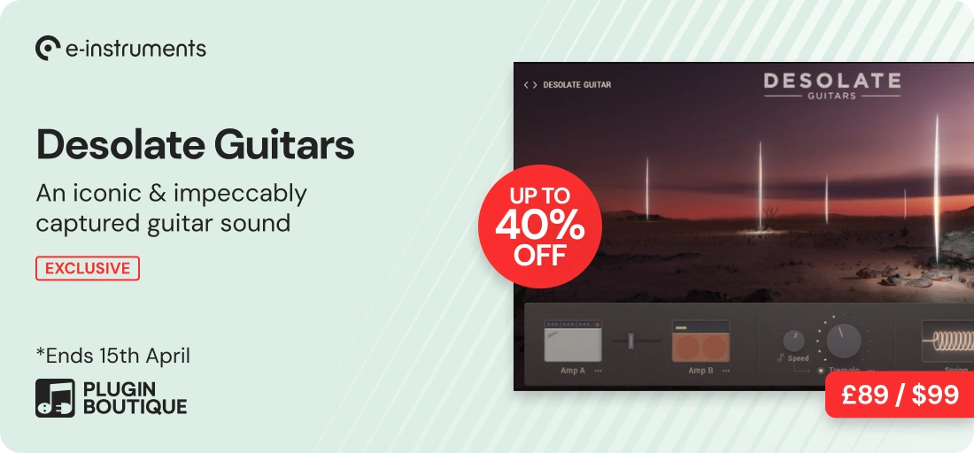 e-instruments Desolate Guitars Band Month Sale (Exclusive)