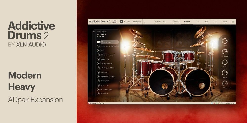 XLN Audio Modern Heavy ADpak