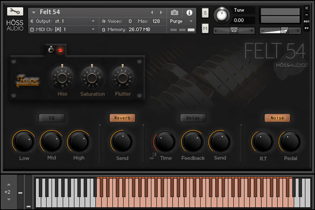 Felt 54 interface