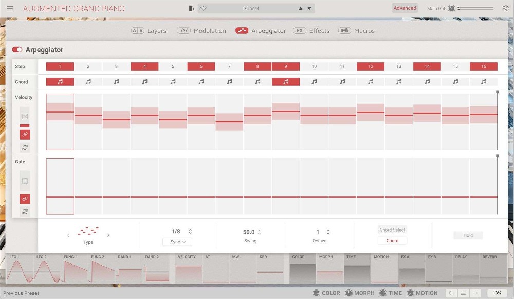 Arturia Augmented GRAND PIANO - Arp View
