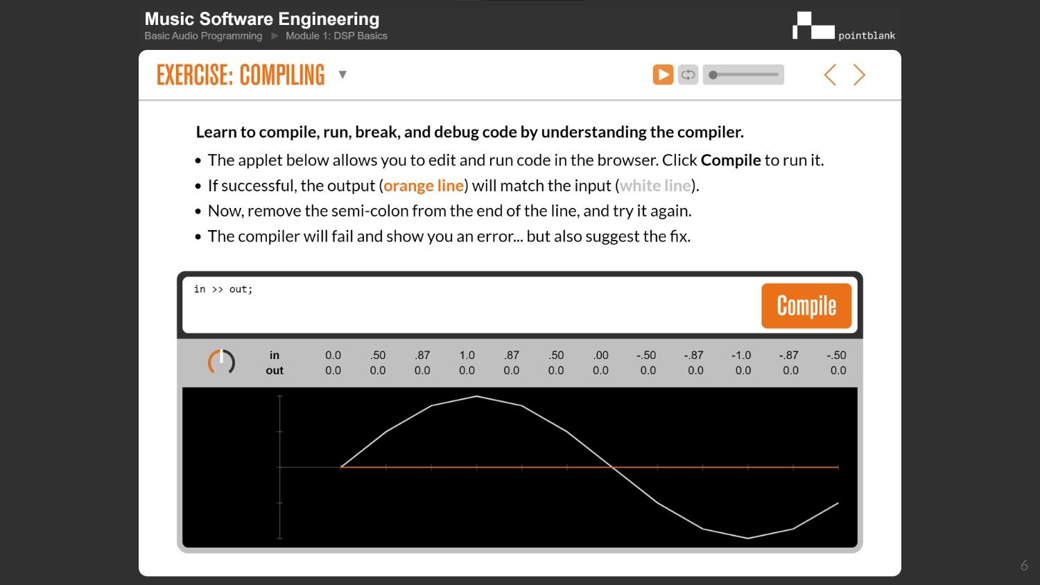 Basic Audio Programming - Compiling Exercise