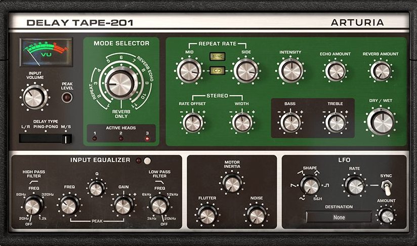 Delay TAPE-201 - User Interface