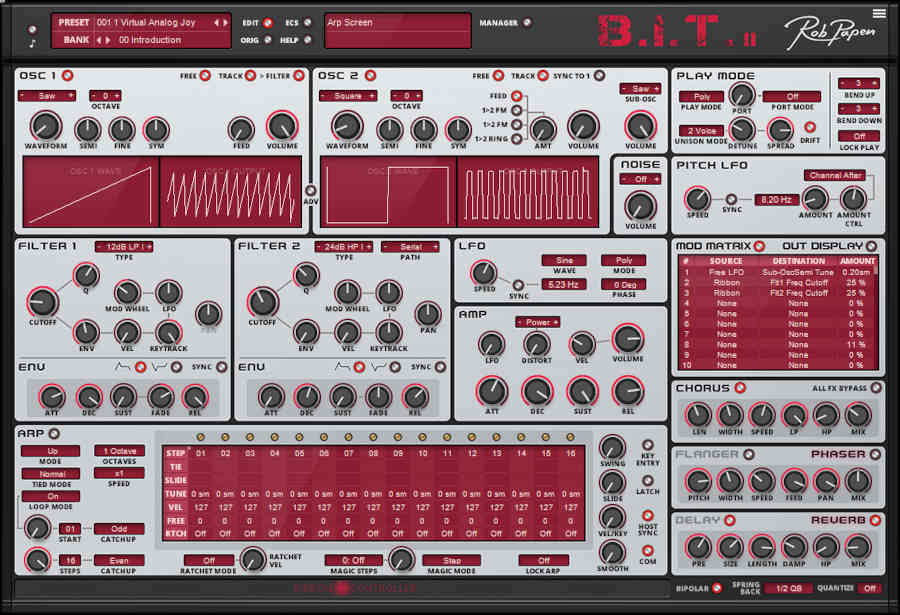 BIT-2 Mod Matrix