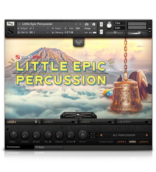 Soundiron Little Epic Percussion - Interface