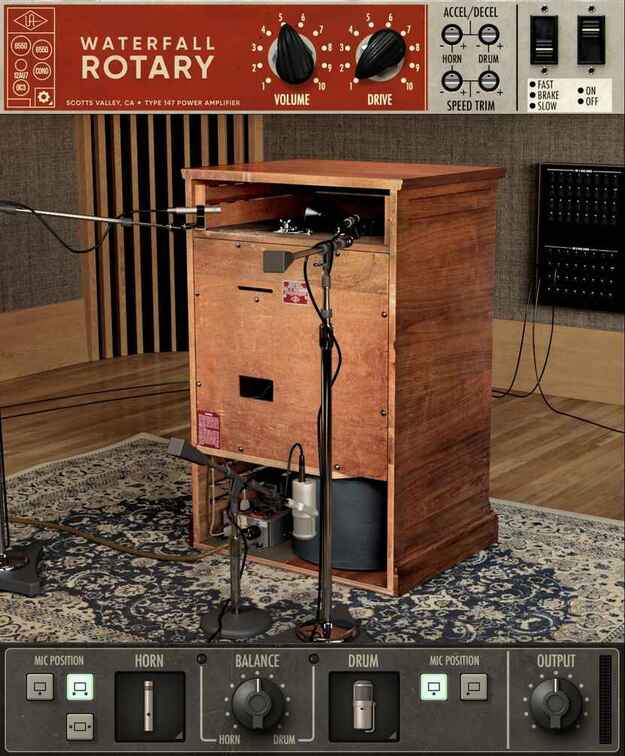 Waterfall Rotary Speaker logo