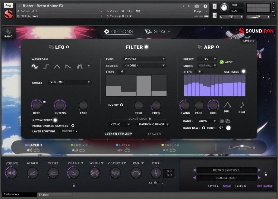 Blazer Retro Anime FX - UI 5