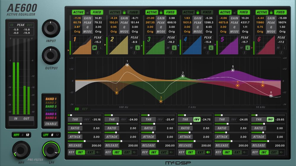 McDSP AE600 Active EQ HD v7