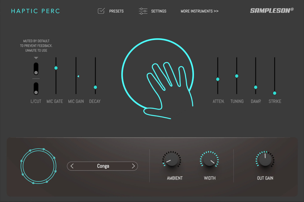 Haptic Perc - GUI