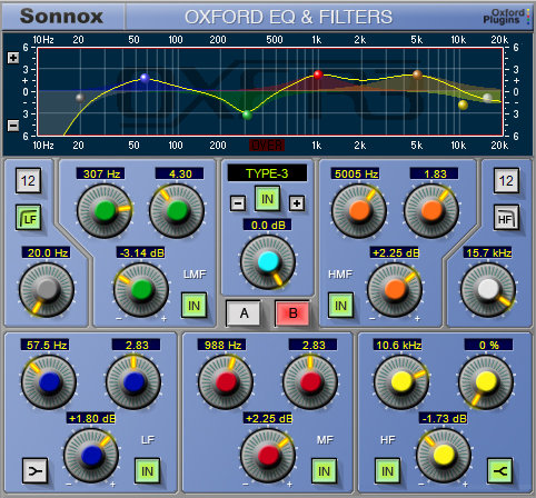 Oxford EQ Main User Interface