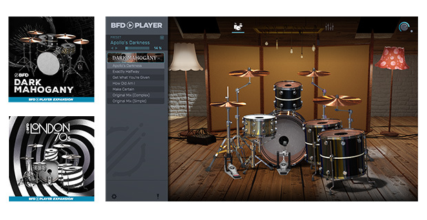 BFD Player + London 70s Expansion + Dark Mahogany Expansion screenshot