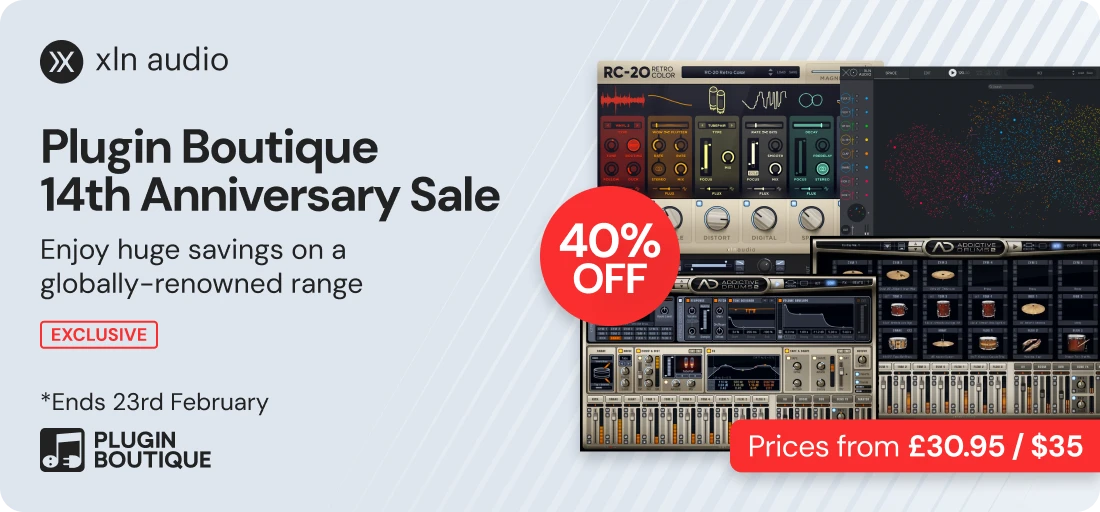 XLN Audio x Plugin Boutique 14th Anniversary Sale (Exclusive)