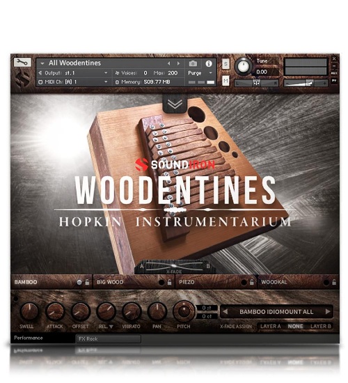 Hopkin Instrumentarium: Woodentines - Main UI