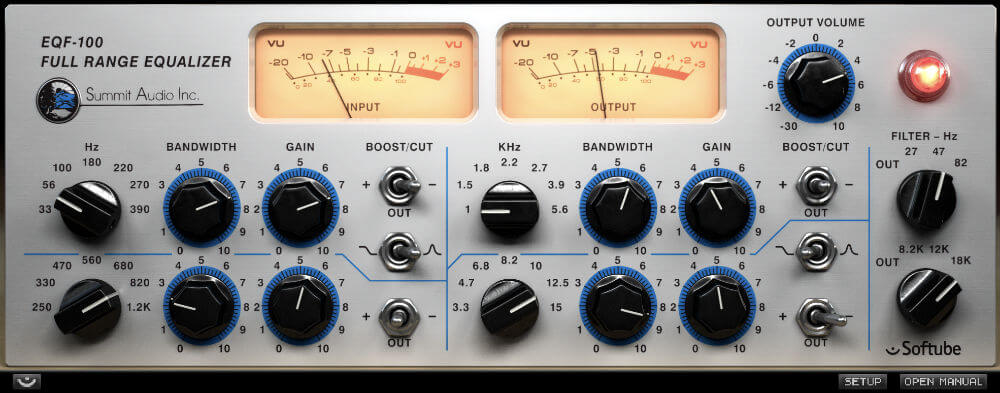 Summit Audio EQF-100 Full Range Equalizer - Main Image