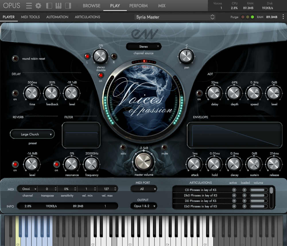 Voices Of Passion - GUI